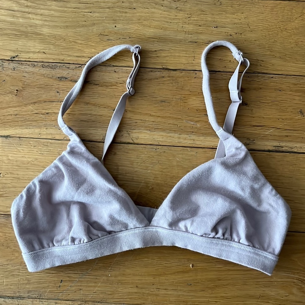 SKIMS lavender bralette size XS